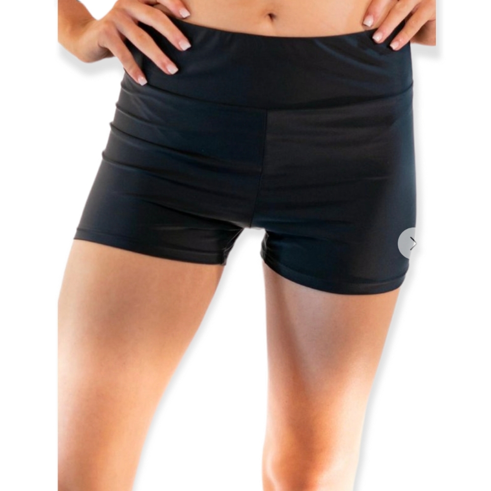 Calypsa by Modli Swim Shorts Size L - Black